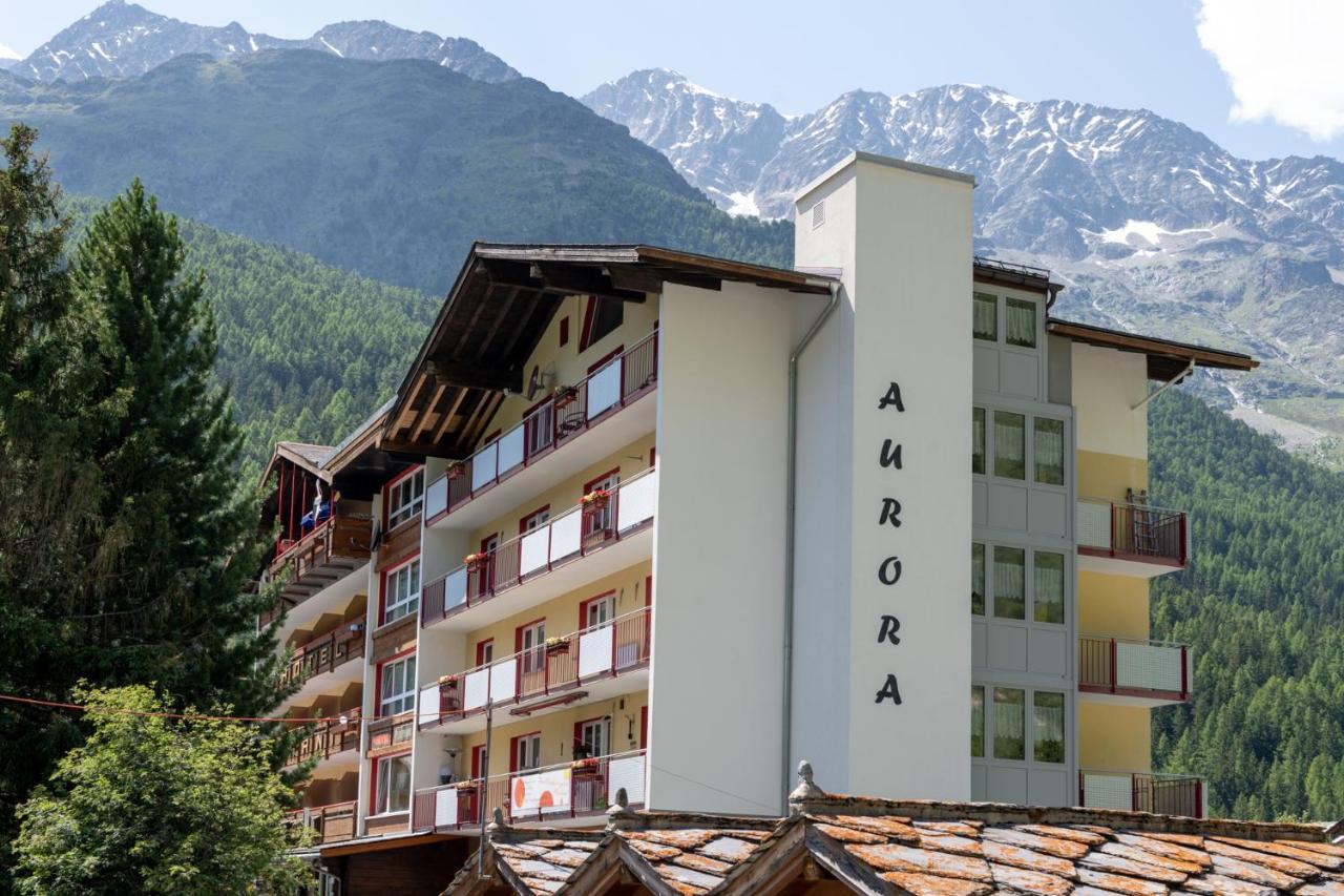 Ferienwohnung Haus Aurora Saas-Grund Exterior foto