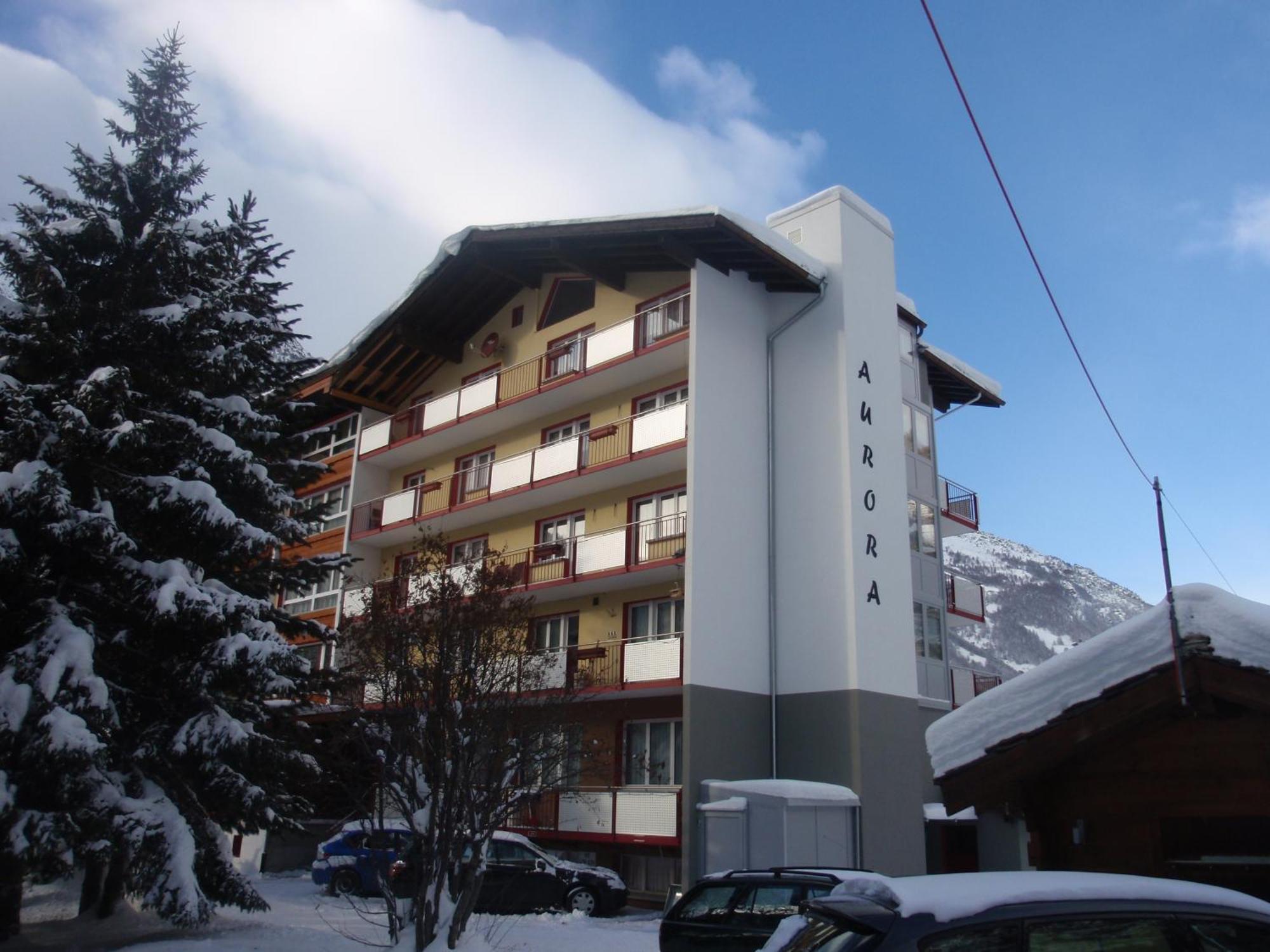 Ferienwohnung Haus Aurora Saas-Grund Exterior foto